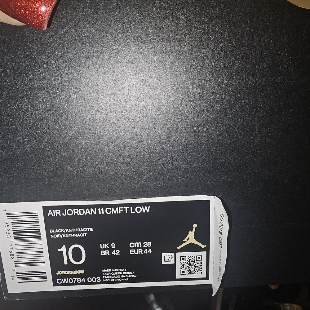 Jordan Air 11 CMFT Low Black Anthracite